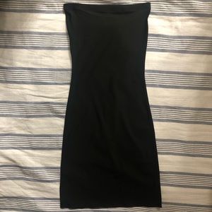 NWT SPANX small black strapless full slip